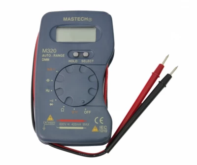 MASTECH MEDIDOR DIGITAL MULTIMETRO MOD. M-320 World Shop