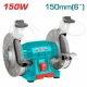 TOTAL AMOLADORA DE BANCO TBG15015 150W 6 World Shop