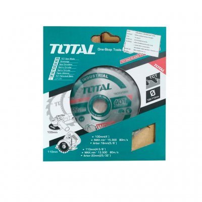 TOTAL DISCO PARA MADERA TAC231255 4-1/2X40TX115M World Shop