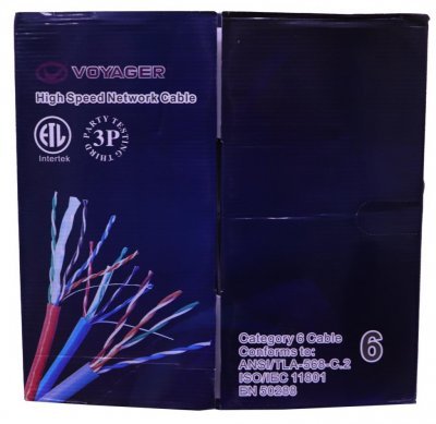 VOYAGER CABLE DE RED INTRNO CAT-6 305MTS World Shop
