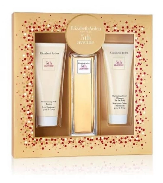 ELIZABETH ARDEN KIT PERFUME FEMENINO 5TH AVENUE 3PCS 50ML  World Shop