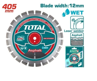 TOTAL DISCO DE DIAMANTE PARA CORTADORA DE SUELO  405MM  TAC2164053 World Shop