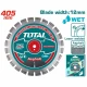 TOTAL DISCO DE DIAMANTE PARA CORTADORA DE SUELO  405MM  TAC2164053 World Shop