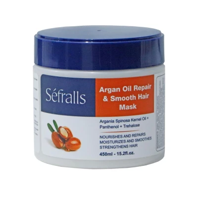 CREMA CAPILAR SÉFRALLS ARGAN OIL REPAIR & SMOOTH 450ML  World Shop CREMA CAPILAR SÉFRALLS ARGAN OIL REPAIR & SMOOTH 450ML  World Shop