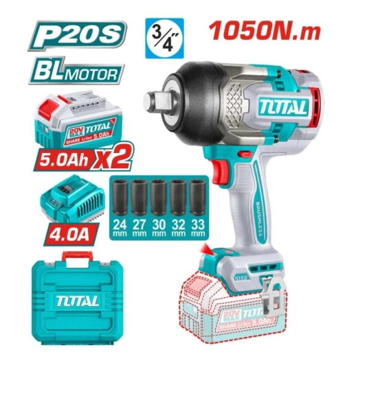 TOTAL LLAVE DE IMPACTO 20V 1050NM TIWLI20105  World Shop