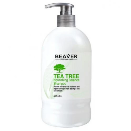 BEAVER SHAMPOO TEA TREE 600ML 193015 World Shop