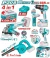 TOTAL COMBO 4PCS 20V TOSLI250993 World Shop