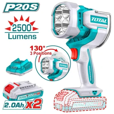 TOTAL LÁMPARA DE TRABAJO PÓRTATIL 20V  22.5 W UTWLI20887 World Shop