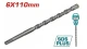 TOTAL MECHA PERCURTOR SDS PLUS  6X110X50MM  TAC310601 World Shop