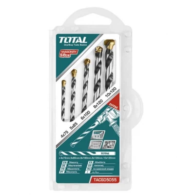 TOTAL  KIT DE MECHAS PARA CONCRETO UTACSD5055 5PC  World Shop