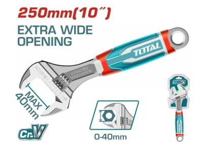 TOTAL LLAVE AJUSTABLE 10 250MM THT101106  World Shop