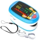 MORE FITNESS  OXIMETRO INFANTIL RECARGABLE  MF-414 AZUL  World Shop