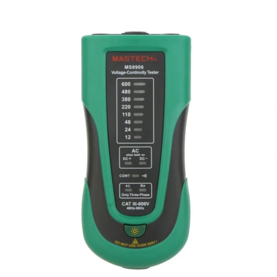 MASTECH PRUEBA DE TENSIÓN CONTINUIDAD  METER MS8906 World Shop