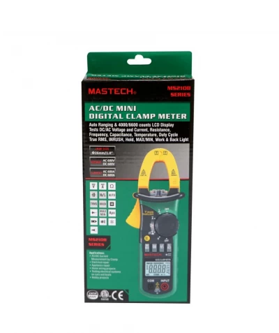 MASTECH MEDIDOR DE PINZA MS2108T World Shop