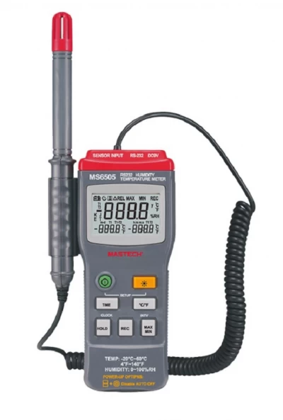 MASTECH METER MS6505 TERMÓMETRO/HIGRÓMETRO World Shop