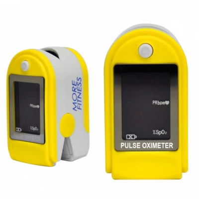 MORE FITNESS OXIMETRO MF-415 AMARILLO  World Shop