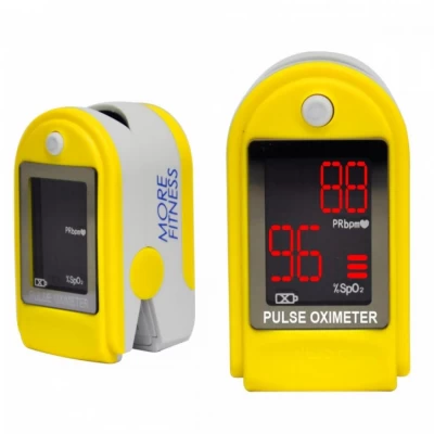 MORE FITNESS OXIMETRO MF-415 AMARILLO  World Shop