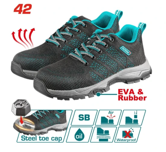 TOTAL BOTAS DE SEGURIDAD ANTICLAVOS +ANTIRESBALANTE TSP206SB.42 World Shop