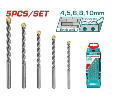 TOTAL KIT DE MECHAS DE CONCRETO TACSD5051 5PCS World Shop