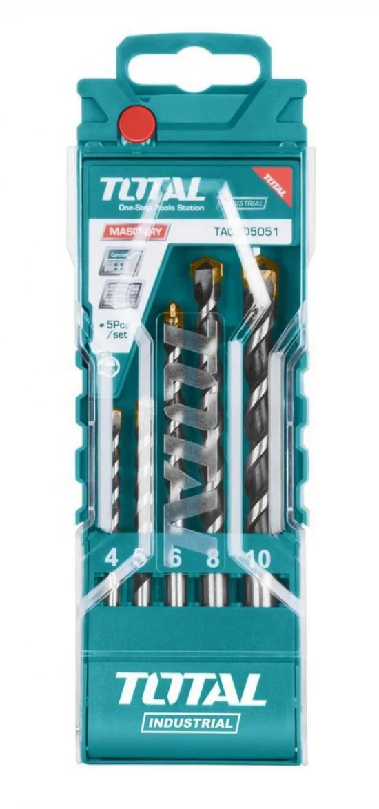 TOTAL KIT DE MECHAS DE CONCRETO TACSD5051 5PC World Shop