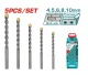 TOTAL KIT DE MECHAS DE CONCRETO TACSD5051 5PCS World Shop