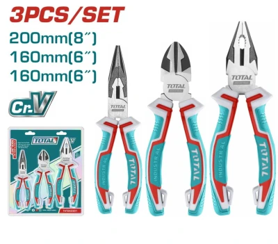 TOTAL KIT DE ALICATES THT2K0301 3PCS World Shop