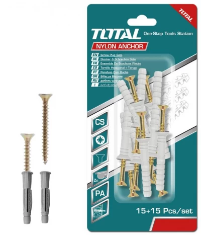 TOTAL TORNILLO  WJNAK3505012 TARUGO 6X40M 20P World Shop