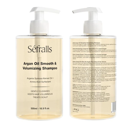 SHAMPOO SÉFRALLS CON ACEITE DE ARGÁN 500ML World Shop