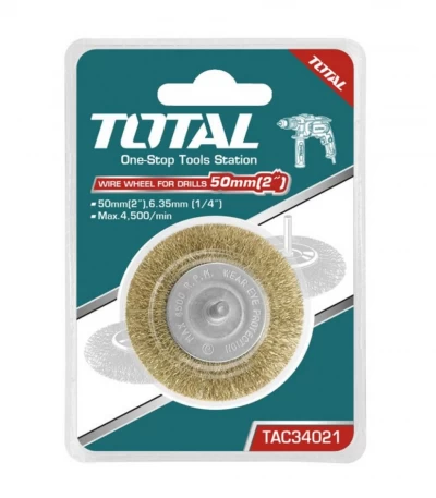 TOTAL RUEDA DE ALAMBRE  PARA TALADRO  TAC34041 100M 6.35MM World Shop