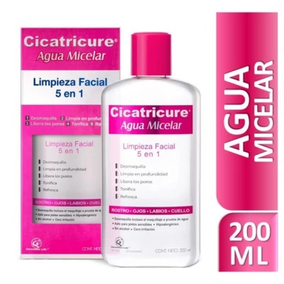 CICATRICURE AGUA MICELLAR 200ML World Shop