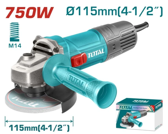 TOTAL AMOLADORA ANGULAR 750W    UTG10711556  World Shop