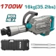TOTAL MARTILLO TH215456 1700W HEX 16KG World Shop