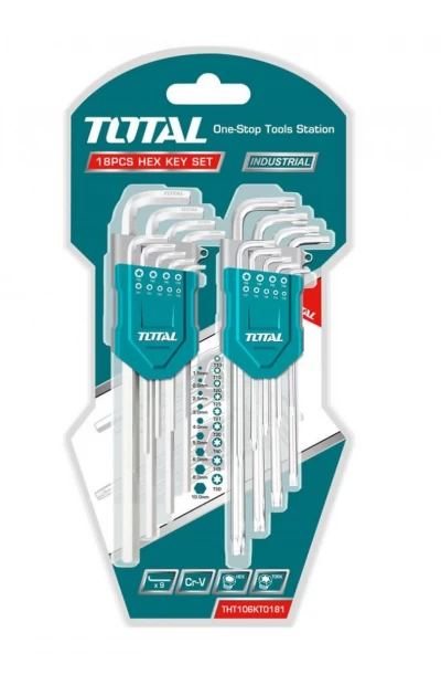 TOTAL KIT LLAVE HEX/TORX THT106KT0181 World Shop