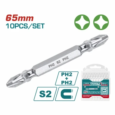 TOTAL BITS CRUZ  PH2X65MM 10PCS TAC16PH233 World Shop
