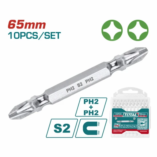 TOTAL BITS CRUZ  PH2X65MM 10PCS TAC16PH233 World Shop