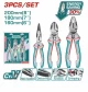TOTAL KIT DE ALICATES  3PCS THT2K0301S World Shop