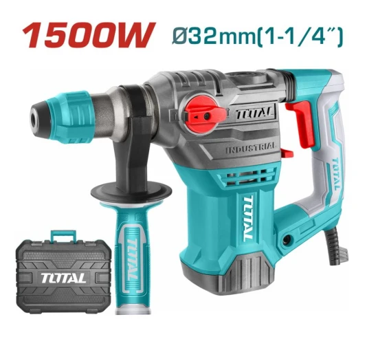 TOTAL MARTILLO ROTATIVO 1500W TH1153216  SDS PLUS World Shop