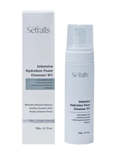 LIMPIADOR SÉFRALLS  FACIAL DE ESPUMA HIDRATANTE W1 180GR  World Shop