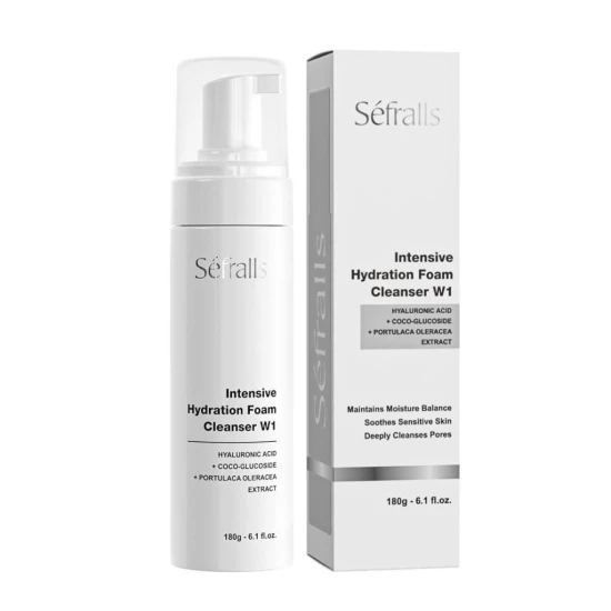 LIMPIADOR SÉFRALLS  FACIAL DE ESPUMA HIDRATANTE W1 180GR  World Shop