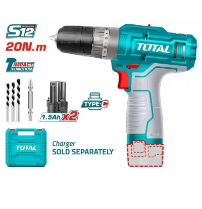 TOTAL TALADRO DE IMPACTO 12V TIDLI12202  World Shop