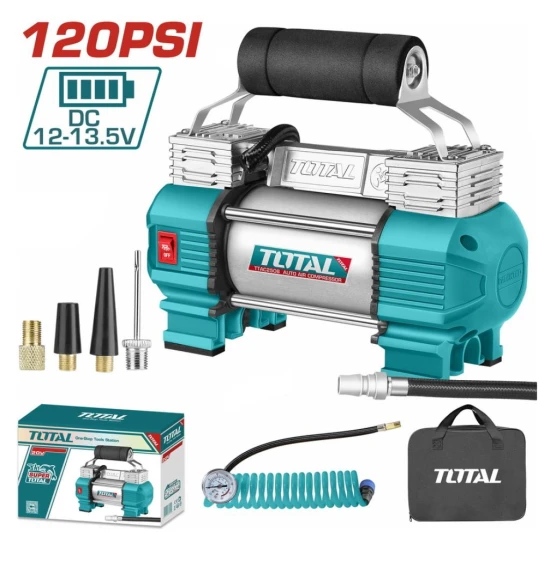 TOTAL COMPRESOR DE AIRE 12V 120PSI  TTAC2506  World Shop