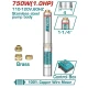 TOTAL BOMBA DE AGUA POZO  1HP 750W 80M UTWP57506 World Shop