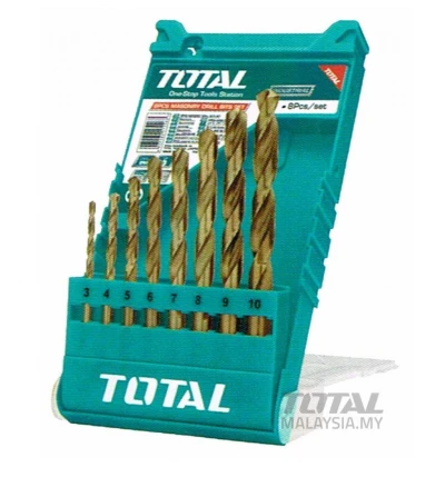 TOTAL JUEGO DE MECHAS PARA METAL 8PCS  TACSD0085  World Shop