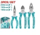 TOTAL KIT ALICATE  THT1K0301 3PCS World Shop