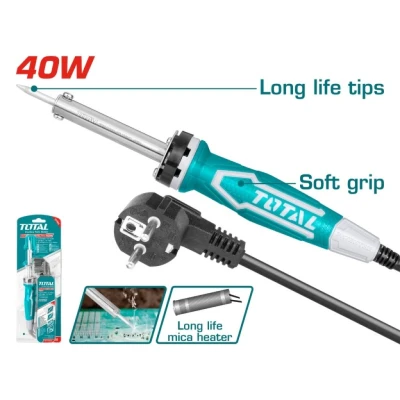 TOTAL SOLDADOR ELECTRICO TET1406  40WATT World Shop