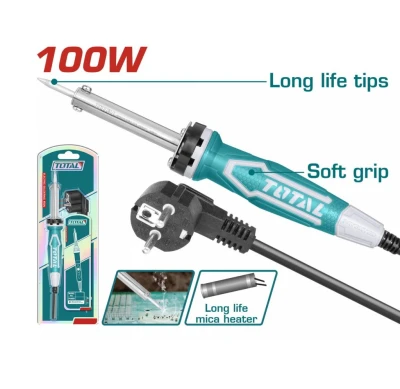 TOTAL SOLDADOR  ELÉCTRICO 100W TET10006 World Shop