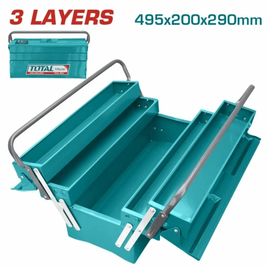 TOTAL CAJA DE HERRAMIENTAS METALICA  THT10701  World Shop