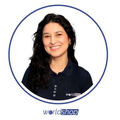 Rocío Giménez  Electrónicos  em World Shop World Shop