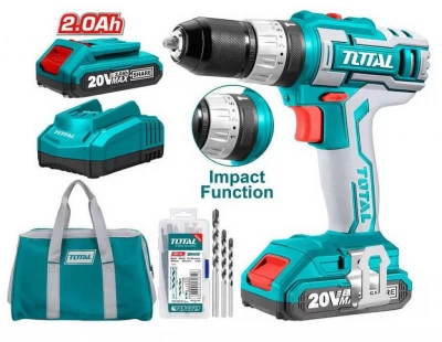 TOTAL ATORNILLADOR 20V UTDLI2002 2BT 2VOL World Shop