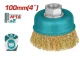 TOTAL CEPILLOS COPA ALAMBRE  TAC31041 100MM M14 World Shop